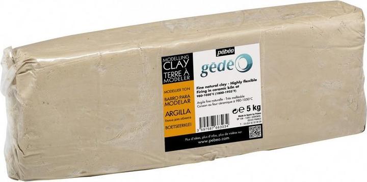 Produktbild Pebeo Gédéo Ton zum Brennen Weiss 5 Kg