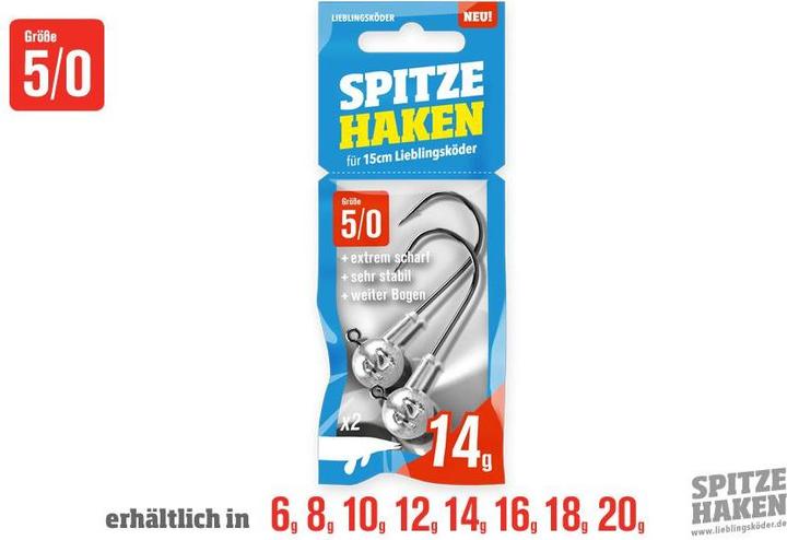Produktbild Lieblingsköder Spitze Haken Jigkopf