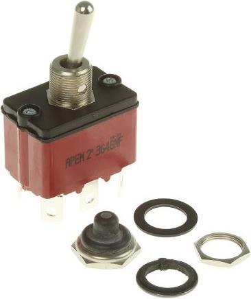 Produktbild APEM Kippschalter 2-polig E-E 6A 250VAC
