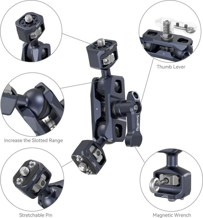 Immagine prodotto SmallRig 4123 Braccio magico per Sony FX6/ FS5/ FS5II