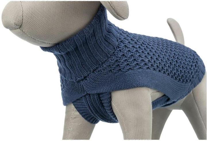 Actual product image Trixie Jumper Norwood XS, 27 cm, dark blue (XS, Dog jumper)
