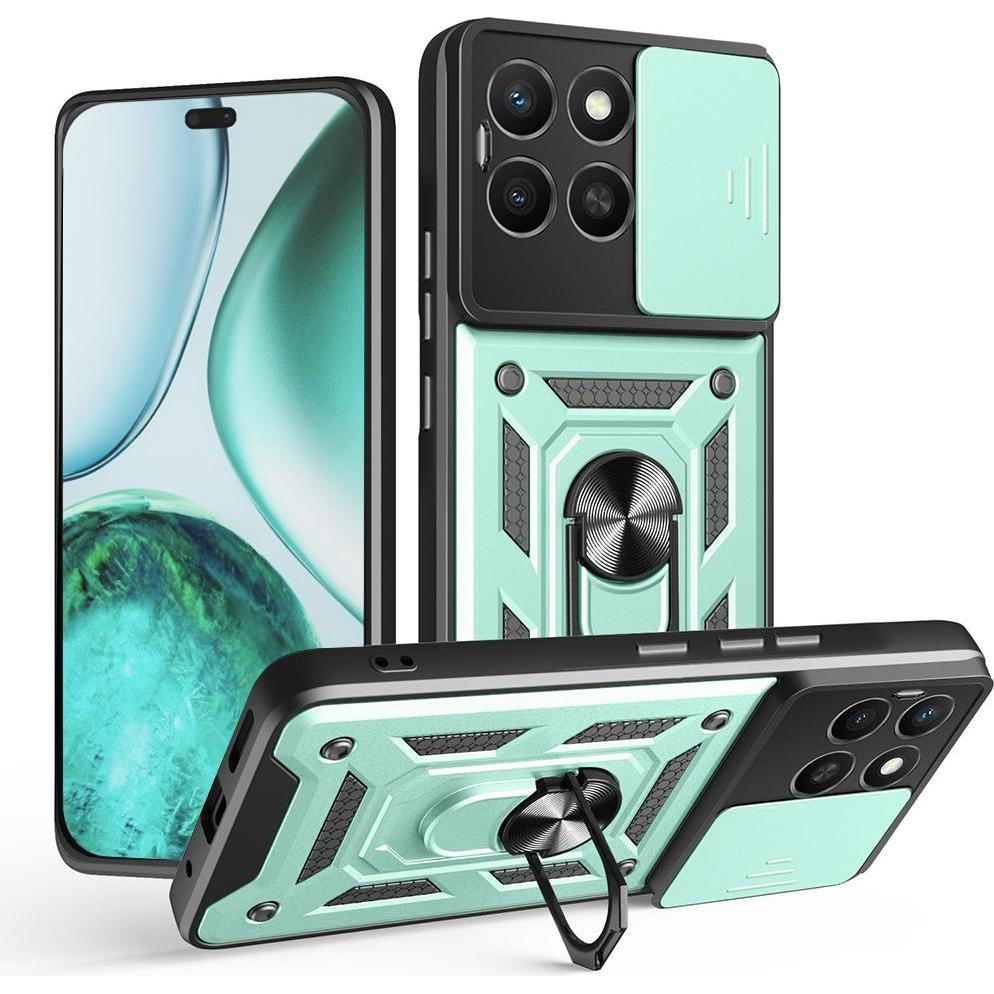 Techsuit - CamShield Series - Honor X8c - Green (Honor X8), Cover smartphone, Verde