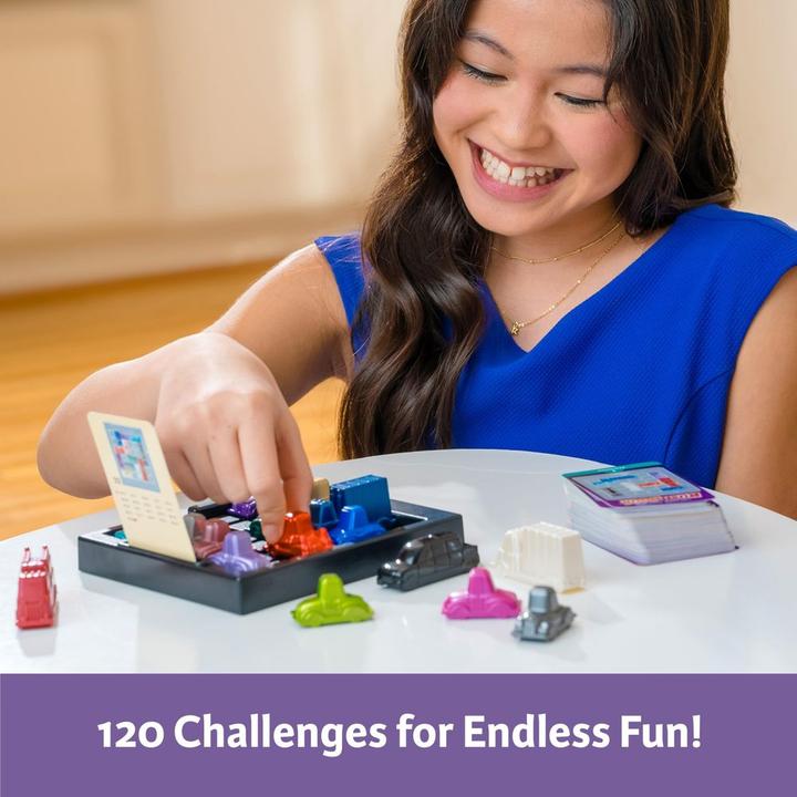 Image du produit Ravensburger ThinkFun 76617 - Rush Hour - Le célèbre jeu d'embouteillage dans l'édition Deluxe avec des (Allemand, Anglais, Espagnol, Français, Italien, Néerlandais, Portugais, 1 - 4 Joueur)