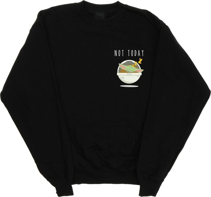 Produktbild Star Wars The Mandalorian Not Today Faux Pocket Sweatshirt (L)