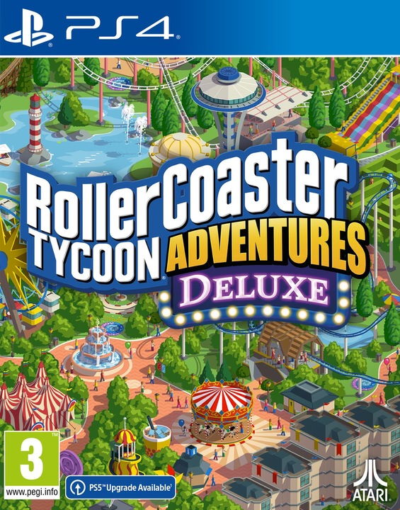 Actual product image Atari RollerCoaster Tycoon Adventures Deluxe (PS4, PS5, DE)