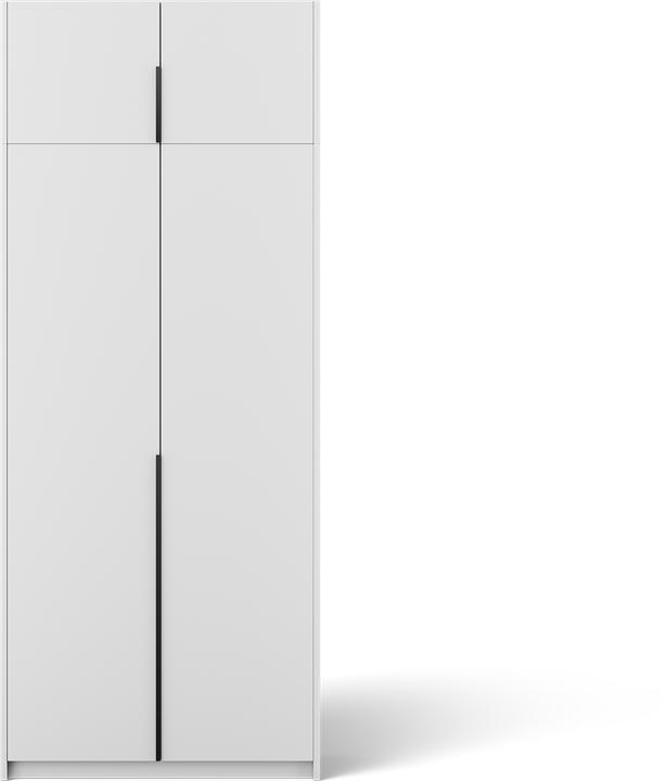 Produktbild ADRK Furniture Bregma II Drehtürenschrank mit Aufsatz (100 x 58 x 250 cm)
