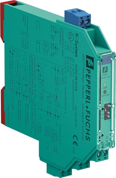 Actual product image Pepperl & Fuchs PEPPERL KCD2-SR-EX1.LB Switching amplifier KCD2-SR-Ex1.LB KCD2SREX1LB