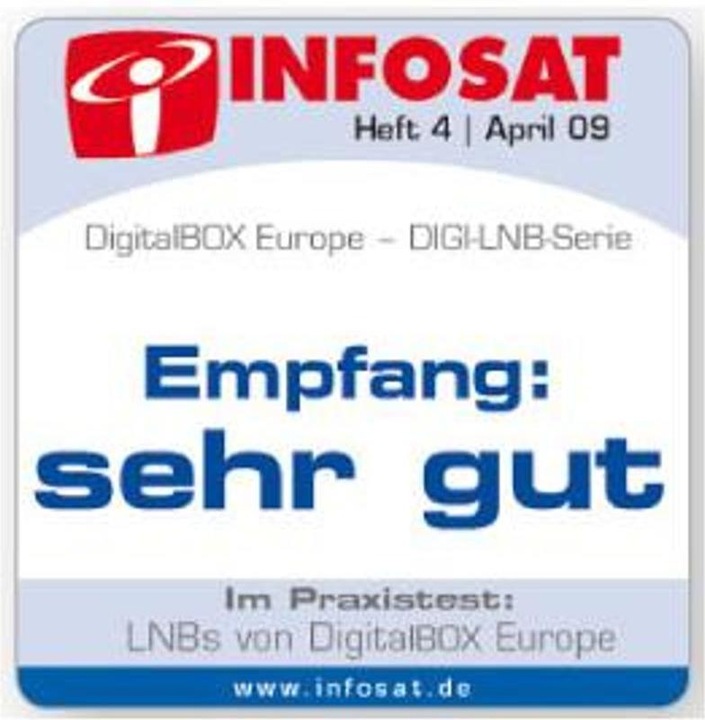 Image du produit Digitalbox DIGI-OCTO LNB pour connecter 8 récepteurs satellite (0,4dB, Full-HD, HDTV, SDTV, 3D,4K/UHD)