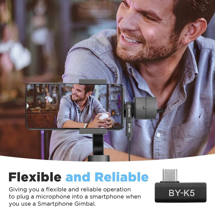 Actual product image Boya Large-Diaphragm Condenser Microphone