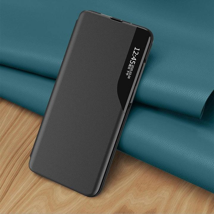 Produktbild Hurtel Eco Leather View Case an elegant case with a flap and stand function for Samsung Galaxy A73 red (Samsung Galaxy A73 5G)