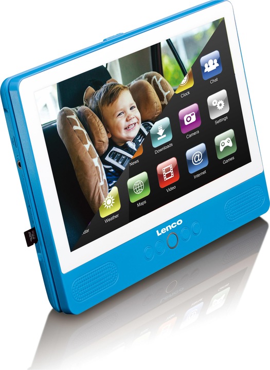 Actual product image Lenco TDV-901, DVD player / Android tablet (Portable DVD player)