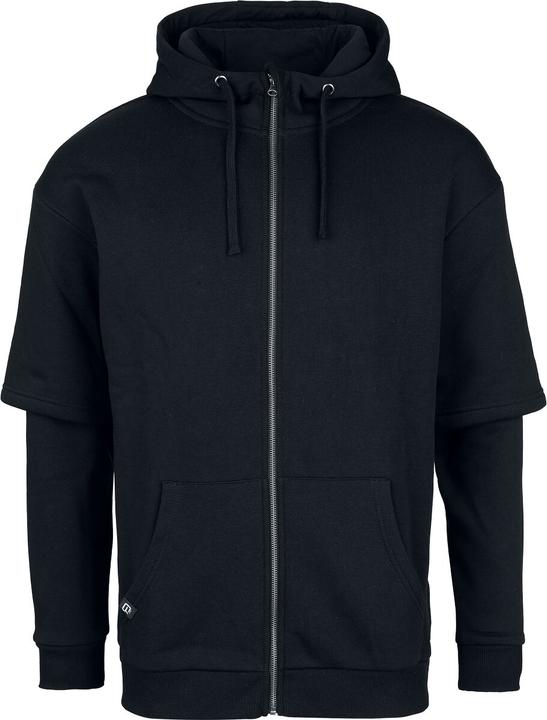 Produktbild RED by EMP Double Layer Look Zipped Hoodie (S)