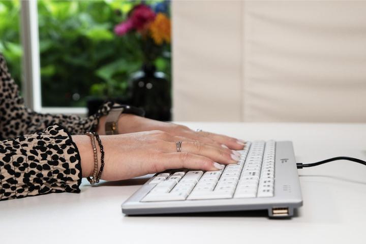 Actual product image Bakker Elkhuizen BNEU960V2DE BAKKER Ultraboard 960 V2 Keyboard DE with cable QWERTZ (DE, Cable)