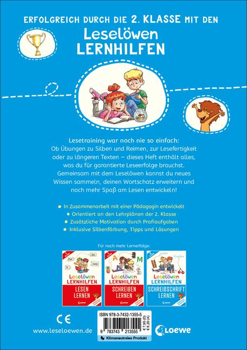 Etichetta energetica Leselöwen Lernhilfen - Lesen üben - 2. Klasse (Tedesco, Christiane Wittenburg, Dominik Rupp, 2023)