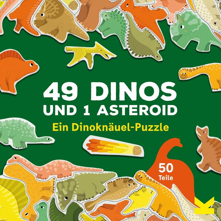 Actual product image 49 dinos and 1 asteroid (German)