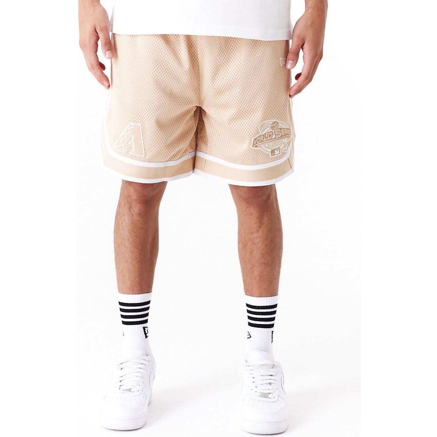 New Era, Herren, Shorts, Mesh Shorts WORLD SERIES Arizona Diamondbacks - XL, Beige, (XL)