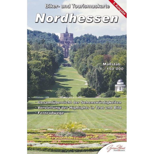 Biker- und Tourismuskarte Nordhesse, Landkarte