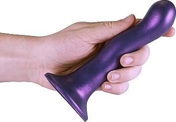 Produktbild Ouch! Ultra Soft Silicone Curvy G-Spot Dildo - 7" / 17 cm