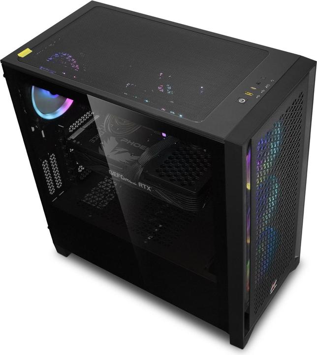 Actual product image Mifcom Savage RGB RTX3070 Core i7 12th Advanced (1500 GB, 32 GB, Intel Core i7-12700K, GeForce RTX 3070)
