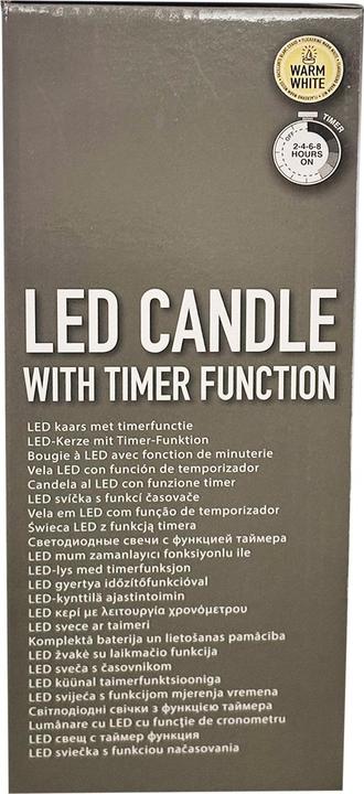 Produktbild Mojawo LED Outdoor Kerzen Kerzenset Fernbedienung Timer Elfenbein H15/20/25cm (3x)