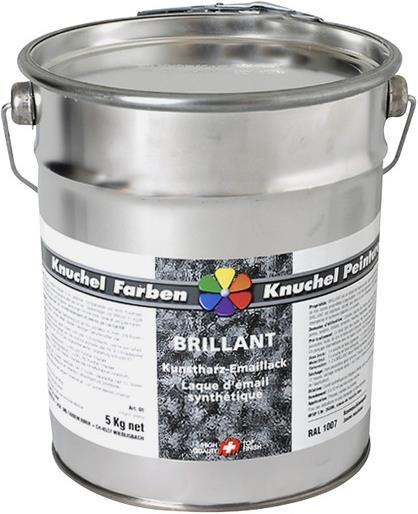 Image du produit Knuchel Laque émaillée à base de résine synthétique Brillant (Blanc de signalisation, 5 l)