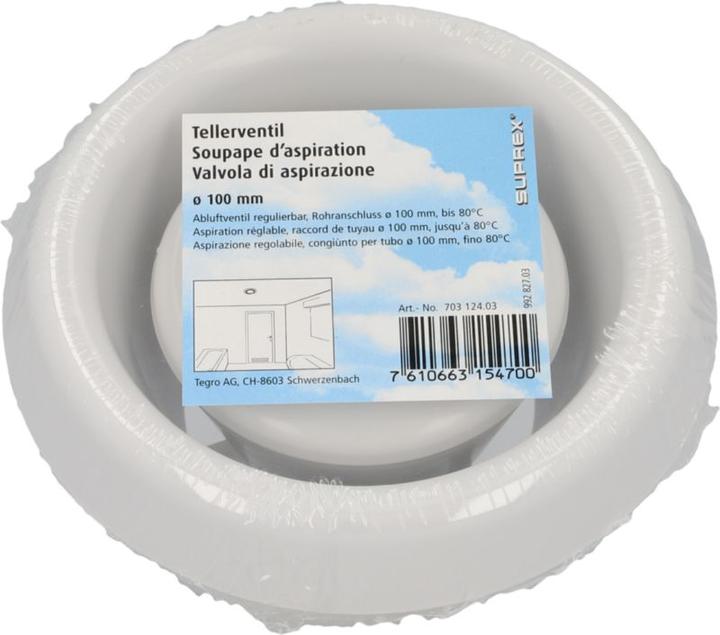 Actual product image Suprex Poppet valve