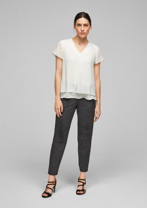 Immagine prodotto s.Oliver Bluse Layering-Bluse aus Chiffon (44)
