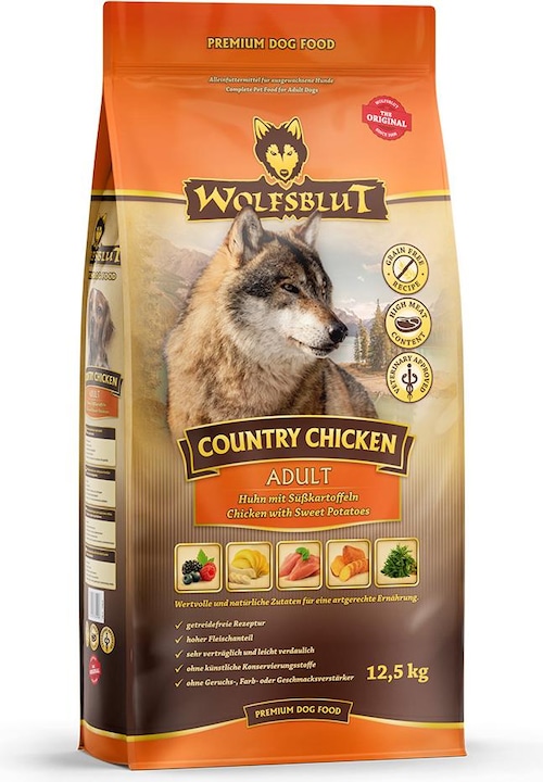 Produktbild Wolfsblut Country Chicken Huhn & Süsskartoffel (Adult, 1 Stk., 12500 g)