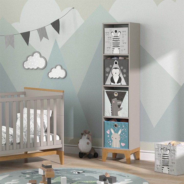 Produktbild VitaliSpa Kinderregal Malia, Cashmere-Eiche, 35.2 x 159.5 cm