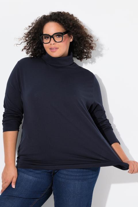 Produktbild Ulla Popken Shirt, Rollkragen, Slim, Langarm (62)
