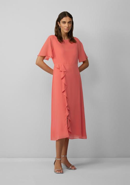 Actual product image S.Oliver Kleid Chiffonkleid mit Volants und U-Boot-Ausschnitt (40)
