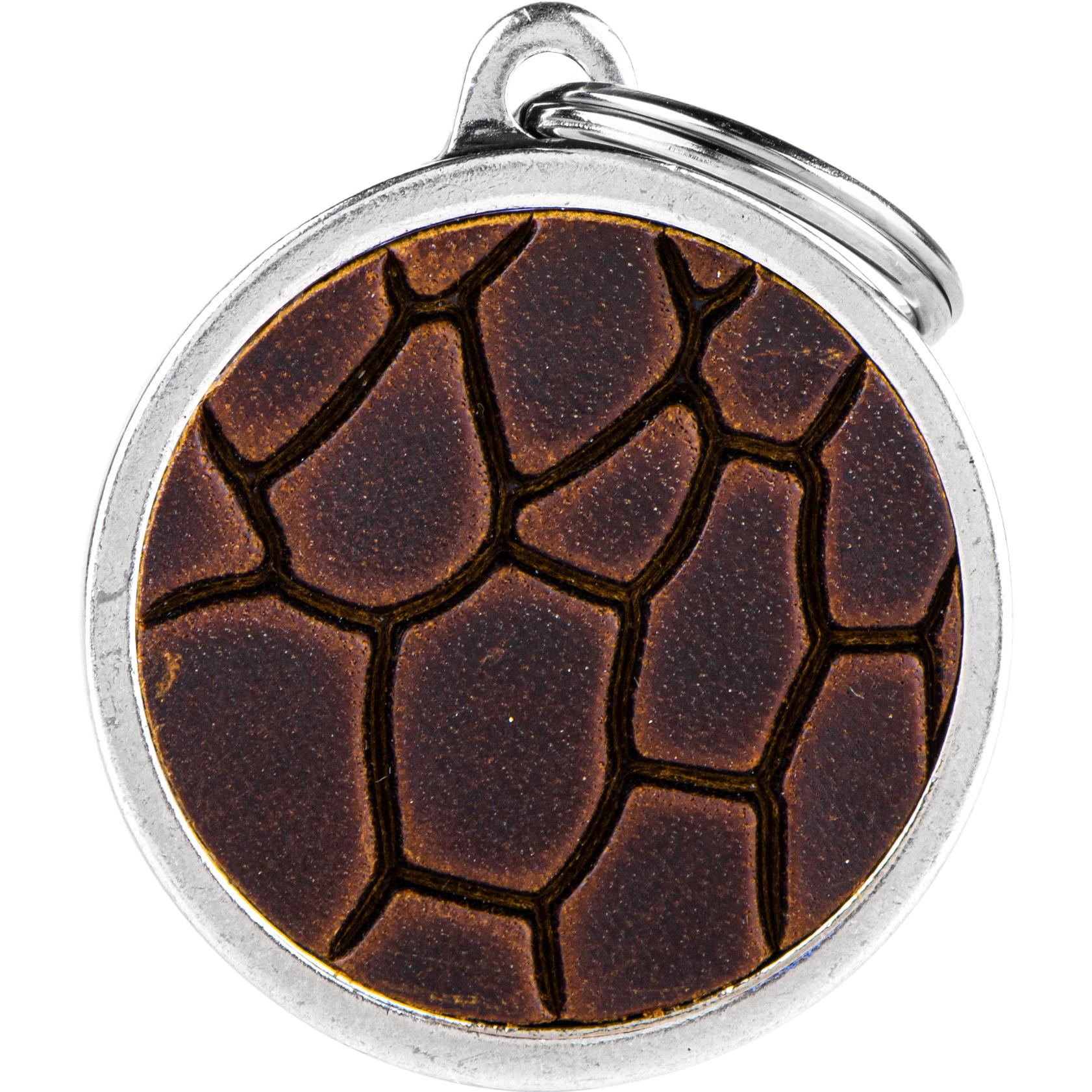 Myfamily MyFa tegn bronx tucson, cirkel stor, brun (Cane), Collare + Guinzaglio