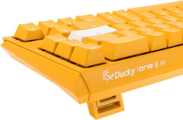 Actual product image Ducky One 3 Yellow SF Gaming Keyboard, RGB LED - MX-Brown (US) (US, Cable)