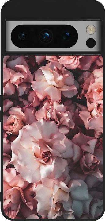 Actual product image PhoneLook Cover Silicone black Beautiful Roses (Google Pixel 8 Pro)
