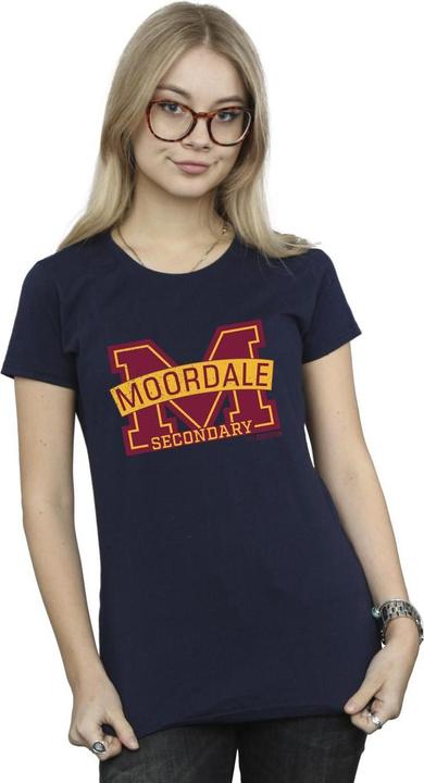 Immagine prodotto Netflix Sex Education Moordale Cracked M Logo 2 Maglietta Donna (M)