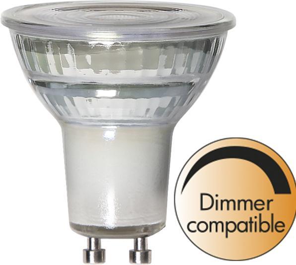 Produktbild Star Trading LED Leuchtmittel GU10 MR16 Spotlight Glass (GU10, 610 lm, 1x)