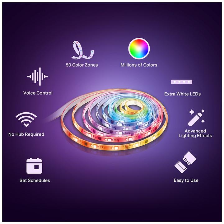 Actual product image TP-Link Tapo L930-5 (Multicoloured, 500 cm, Indoor)