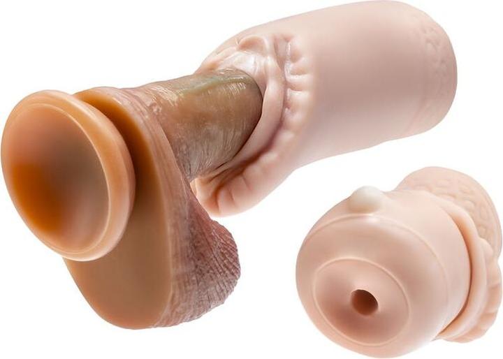 Actual product image Blush Enlust Alyssa - AI Male Masturbator | Tight Orbed Canal Stroker with 5 Pleasure Beads - Made w