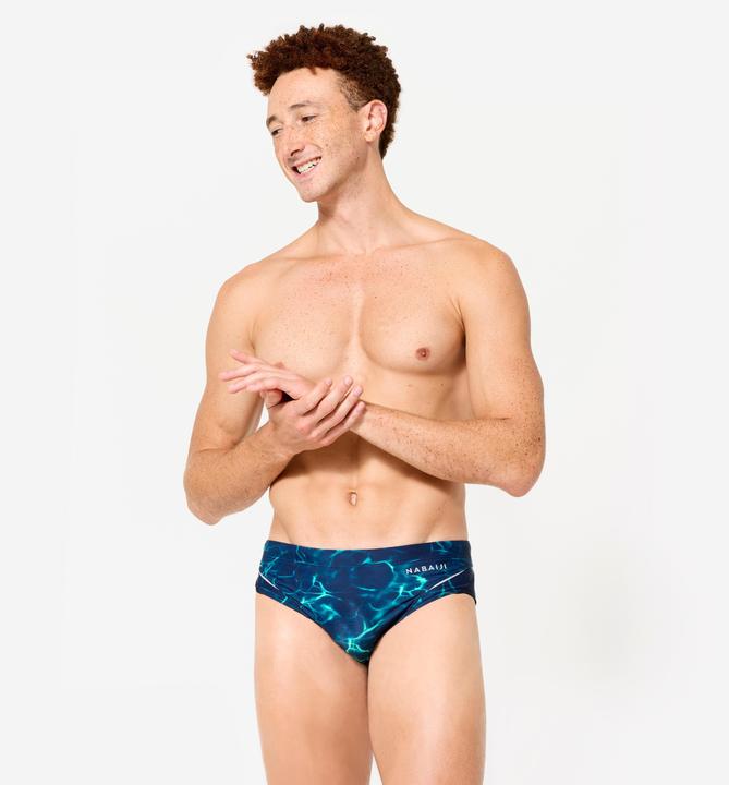 Produktbild Nabaiji Badehose Slip Herren - 900 Tiare blau/grün (44)