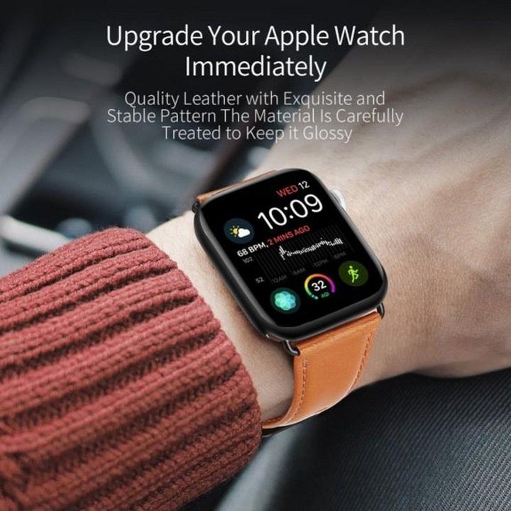 Immagine prodotto Dux Ducis Bracciale YA (42 mm, 44 mm, 45 mm, 49 mm, Vera pelle, Apple Watch Series 1, Apple Watch Series 2, Apple Watch Series 3, Apple Watch Serie 4, Apple Watch Serie 5, Apple Watch Serie 6, Apple Watch Series 7, Apple Watch Series 8, Apple Watch Series 9, Apple Watch SE, Apple Watch Ultra, Apple Watch Ultra 2)