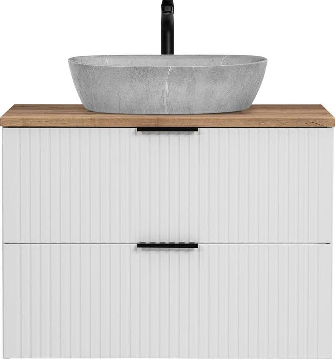 Aspect béton clair, Blanc Mat
