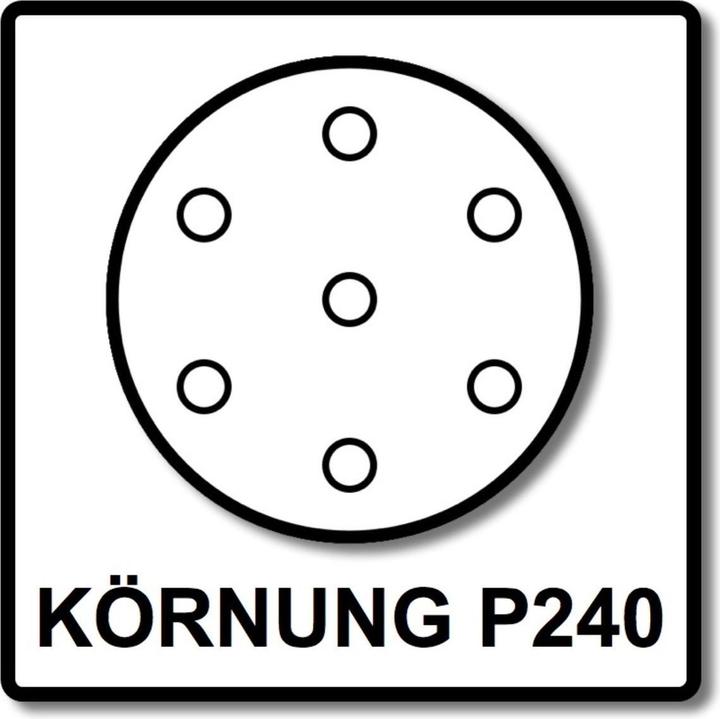 Produktbild Festool STF D150/48 Schleifscheiben Granat P240 150 mm 200 Stk. ( 2x 575168 ) für RO 150, ES 150 (P240)
