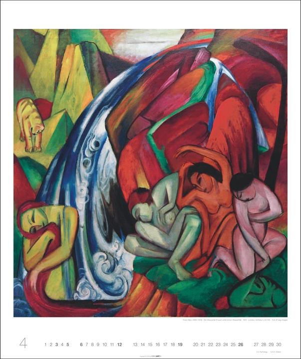 Produktbild Franz Marc Edition Kalender 2026 (46 x 55 cm)