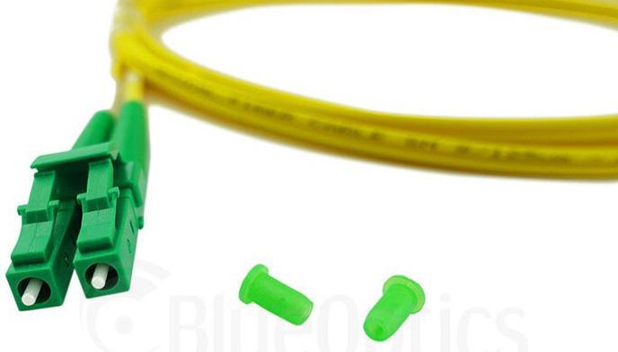 Produktbild BlueOptics Duplex LWL Patchkabel LC-APC/E2000-APC Singlemode 0.5 Meter (0.50 m)