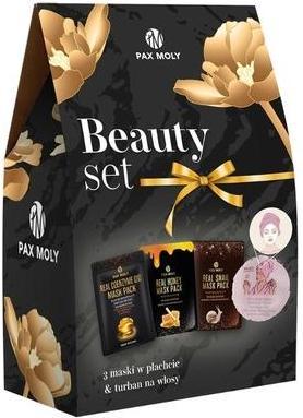 Actual product image Pax Moly SET Real Coenzyme Q10 maska do twarzy + Real Honey maska do twarzy + Real Snail maska do tw
