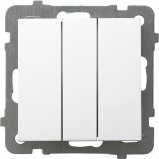 Ospel ŁP-13G/m/00, Taster + Schalter, Weiss