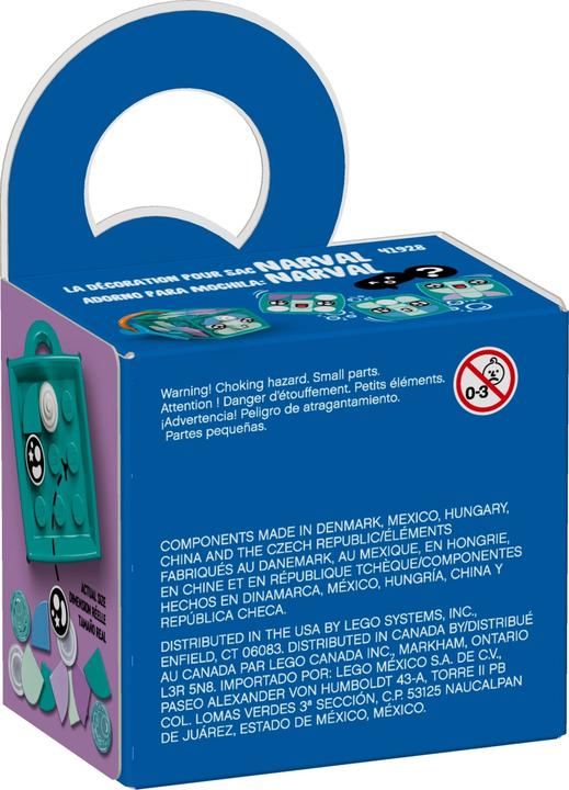 Produktbild LEGO Taschenanhänger Narwal (41928, LEGO Dots)