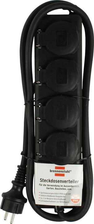 Actual product image Brennenstuhl Socket strip (4x, CEE 7/16, 2 m)