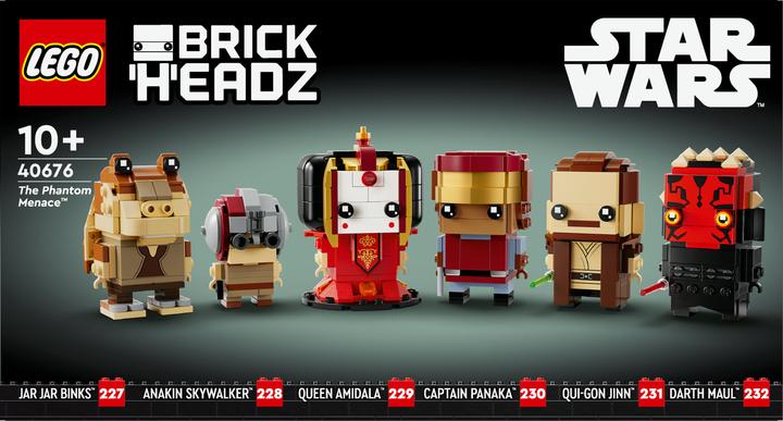 Produktbild LEGO Die dunkle Bedrohung (40676, LEGO Brickheadz, LEGO Star Wars)