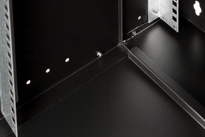 Produktbild Digitus 19" 12HE Wandgehäuse, SOHO PRO 592 x 540 x 400 mm, schwarz (10.87 HE, 19 Zoll Rack)